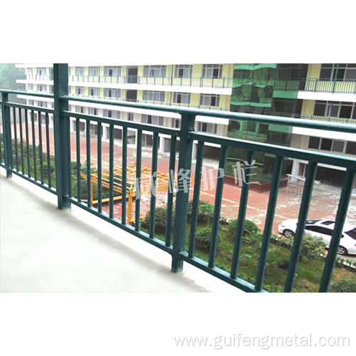 Wrought iron window guardrails, air-conditioning railings